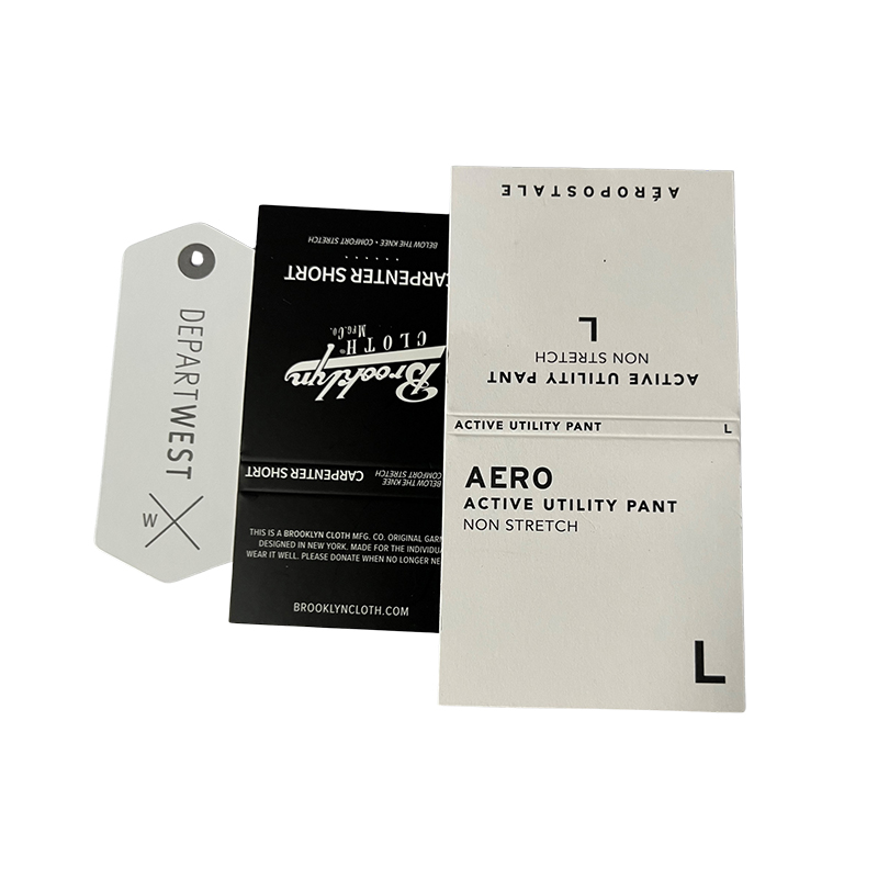 How can a hang tag give a product a premium feel at first glance?