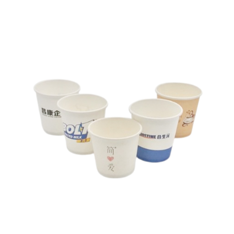 How does temperature control affect the uniformity of the coating layer in paper cup production?